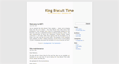 Desktop Screenshot of kingbiscuittime.com